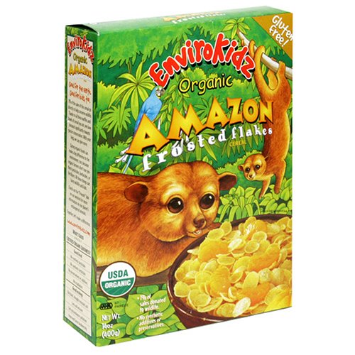 EnviroKidz Amazon Frosted Flakes Cereal, 14-Ounce Boxes (Pack of 6)
