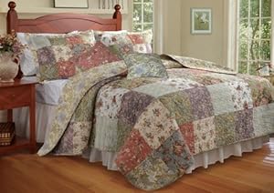 Greenland Home Blooming Prairie King Quilt Bonus Set