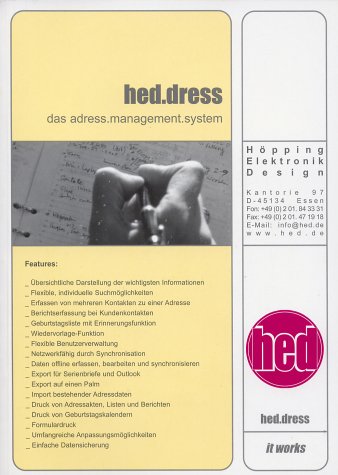 hed.dress - die adressverwaltung mit CRM
