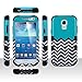 Galaxy S4 Mini Case, ULAK Hybrid (Hard Plastic Shell + Soft Silicone) Protective Rubber Rugged Hard Case for Samsung Galaxy S4 Mini i9190/i9192/i9195 (Follow the Sky/Black)