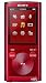 Sony NWZ-E453R Walkman MP3-/Video-Player 4 GB FM Radio (5.1 cm (2 Zoll) LC-Display, USB 2.0) rot
