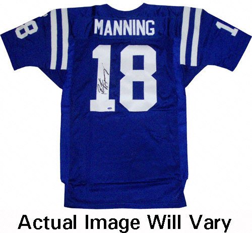Peyton Manning Autographed Jersey | Details: Indianapolis Colts, Authentic, SB Champs Inscription