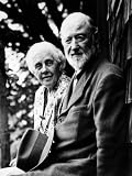 Harmony and Charles Ives at West Redding, 1948 Photographic Poster Print, 12x16