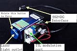 520 nm 100 mW 焦点調節可能な芝生の緑レーザー ドット モジュール W/ドライバー DC12V + TTL + 長時間の作業