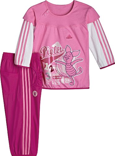 2011Q1　adidas（アディダス）　INF Disney Piglet セット　ワンダｰブルｰムF10/レイディアントピンクF10　G37318_90