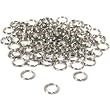100 Split Rings Fishing Lure Charm Bracelet Parts 9mm