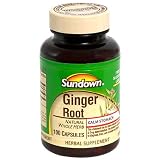 Sundown Ginger Root, 100 Capsules (Pack of 5)