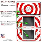 Bullseye Red and White WraptorSkinz Skin kit fits Nintendo DS Lite (DS LITE NOT INCLUDED)