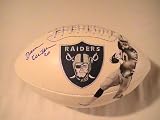 DARREN MCFADDEN SIGNED AUTO AUTOGRAPHED LOGO OAKLAND RAIDERS FOOTBALL W/ COA AND HOLOGRAM