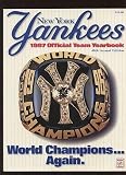 1997 New York Tankees Baseball Yearbook NRMT - NFL Programs and Yearbooks