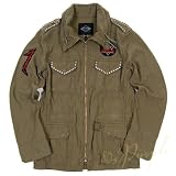Hysteric Glamour - Men's Hysteric Metal Military Jacket (Army Green) by Hunting Clothing