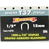 Arrow Fastener T37 1/2" Staples 1000/Box - 378