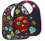 Sugarbooger Mini Bib Gift Set of 2, Dia De Los Muertos