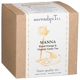 SerendipiTea Manna, Blood Orante & Organic Green Tea, 4-Ounce Boxes (Pack of 2)