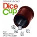 Genuine Leather Dice Cup with 5 Dice in Presentation Box