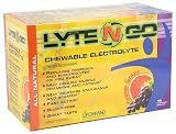 Lyte N Go Chewable Electrolyte Tabs, Sugar Free, Fast Acting, Replaces Lost Minerals from Sports Activity, May Reduce Fatigue, NEW FLAVOR - Orange Grape - 30 ct Box
