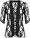 WearAll Women's Lace Open Cardigan