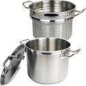 Winware Stainless 12 Quart Steamer/Pasta Cooker with Cover