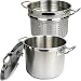 Kitchen & Housewares : Winware Stainless 16 Quart Steamer/Pasta Cooker with Cover