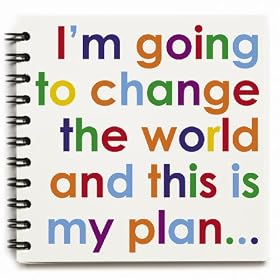 I'm Going to World' notebook