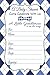 Little Man Boy Baby Shower Invitations - Fill In Style (20 Count) With Envelopes