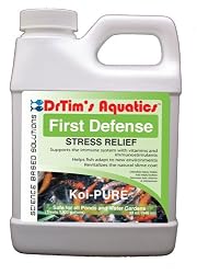 DrTim's Aquatics 626 128 oz Koi-Pure First Defense Stress Relief for Ponds and Water Gardens