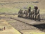Ahu Tongariki, Easter Island (Rapa Nui), Unesco World Heritage Site, Chile, South America Art Photographic Poster Print by Michael Snell, 16x12