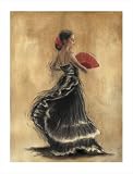 Flamenco Dancer II by Caroline Gold,9.4 in. x 11.6 in.