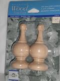 Review Spring 3-541-0 / Decorative Wood Pole Ends, Natural