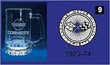 Corvette Engraved Glassware