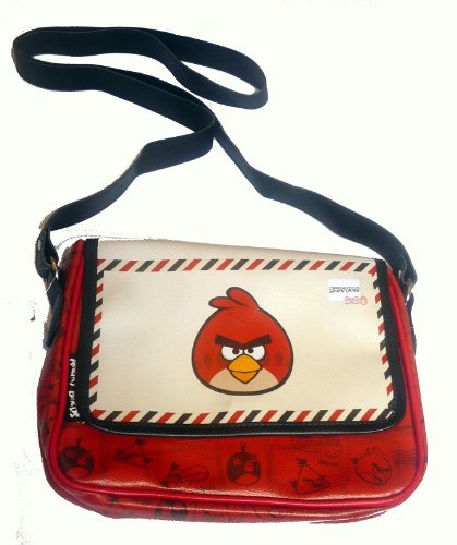 Official Licensed BEAUTIFUL (!!) & SHINY Angry Birds HIGH QUALITY Shoulder Side Bag - Licensed Angry Birds Merchandise