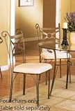 Set of 4 Dining Chairs - XO Style Antique Finish