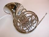 Rossetti Nickel Double French Horn Bb/F, Case