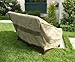 Patio Loveseat / Bench Covers with Adjustable Peel and Secure Fastener Strips Covers Outdoor and Indoor Furniture up to 60