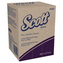 Kimberly-Clark Scott 91220 Peach Fragrance Gentle Lotion Skin Cleanser, 800mL, Pink (Case of 12)