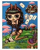 : Gothic Alice In Wonderland, Art Poster Print by Blonde Blythe, 16x20