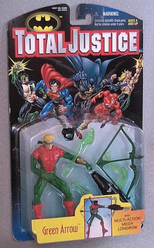  Total Justice Green Arrow Action Figure By Kenner