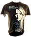 Carrie Underwood Mens T-Shirt - Blue & White Image of the Americal Idol Winner on Black