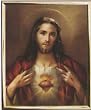 Sacred Heart of Jesus Framed Art, 8" x 10" - MADE IN ITALY
