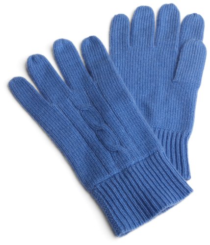 Red Moon Women's 100% Cashmere Cable Gloves