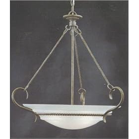 Thomas Lighting - M2583-80 : Villa Five-light inverted bowl style pendant by Thomas Lighting