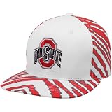 Top of the World Ohio State Buckeyes White-Scarlet Zubaz Primetime Snapback Adjustable Hat