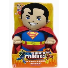 DC Super Friends 10 Inch Deluxe Be Brave Buddies Plush Figure Superman by Batman