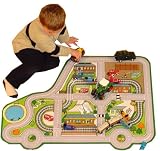 Review Sport and Playbase  / CAR ROADWAY PLAYMAT - a fun addition for the bedroom, playroom, nursery or class room! (100 X 75CM)