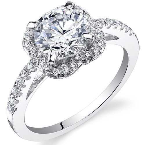Revoni künstlicher Diamant Verlobungsring