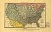 Map of the United States of America showing the boundaries of the Union and Confederate geographical divisions and departments, June 30, 1861. (Civil War Map Reprint: 36 x 23)