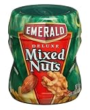 Emerald Nuts Deluxe Mixed Nuts, 4.5-Ounce Canisters (Pack of 12)