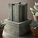 Campania Cast Stone Ridge Garden Terrace Fountain - FT-156-TR