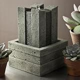 Campania Cast Stone Ridge Garden Terrace Fountain - FT-156-TR