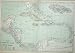 1872 BLACKIE GEOGRAPHY MAPS JAMAICA CARIBBEAN HAYITI